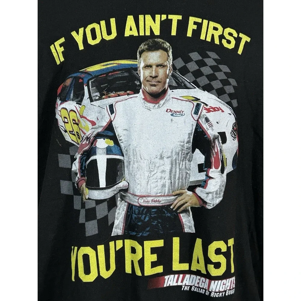 TALLADEGA NIGHTS The Ballad Of Ricky Bobby T-Shirt MENS XL Will‎ Farrel